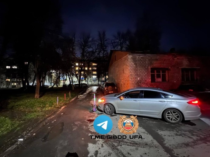 В Уфе подросток на электросамокате угодил под колеса автомобиля В Уфе подросток на электросамокате угодил под колеса автомобиля