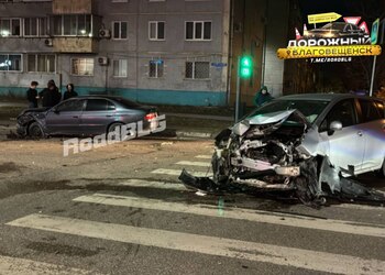 Жесткое ДТП произошло в Благовещенске в районе Зейской — Трудовой