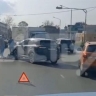 В Южно-Сахалинске на перекрёстке улиц Ленина и Гаражная произошла авария