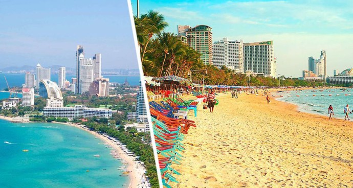 Прогулка по пляжам Паттайи: Центральный пляж – сердце развлечений и ночной жизни