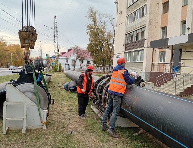 В Саранске ведется замена участков сетей водоснабжения и водоотведения на ул. Лесной