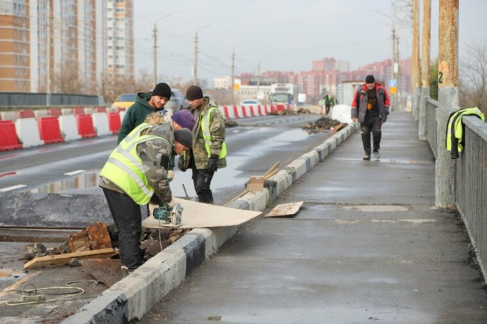 Ремонт на Павшинском мосту: выполнено почти 30% работ