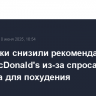 Аналитики снизили рекомендации для акций McDonald's из-за спроса на средства для похудения