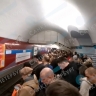 Петербуржцы сообщают, что на «синей» ветке метро не протолкнуться