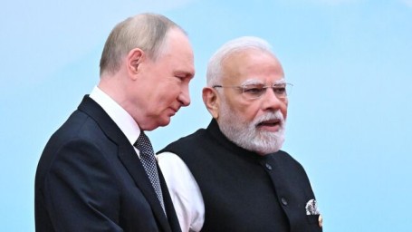 Путин поздравил Моди с 75-летием