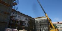 В Астрахани строящаяся школа в микрорайоне Бабаевского готова наполовину