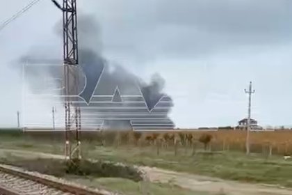 Появилось видео с места крушения вертолета с туристами в Дагестане