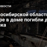 В Новосибирской области при пожаре в доме погибли два ребенка