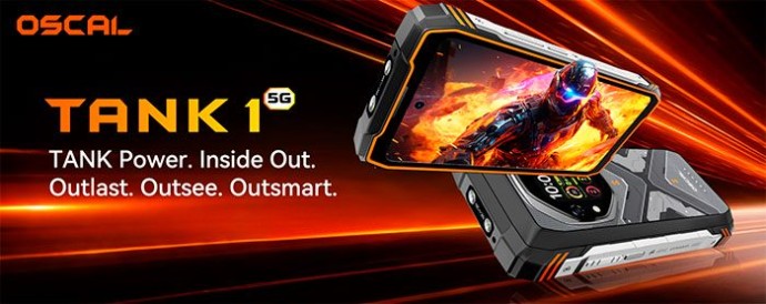OSCAL представляет флагманский защищённый смартфон TANK 1 с поддержкой 5G, ИИ и 45 днями работы