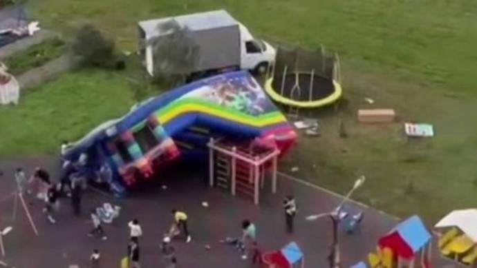 Батутный аттракцион в Уфе работал без разрешения - прокуратура