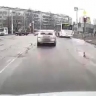 В Благовещенске водитель автобуса поплатился за нарушение ПДД, попавшее на видео