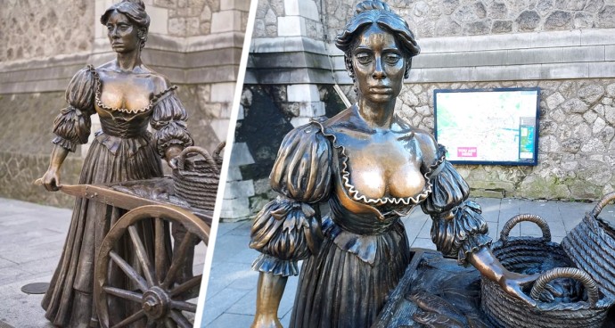 Груди раздора: суеверия туристов довели до ремонта популярную достопримечательность