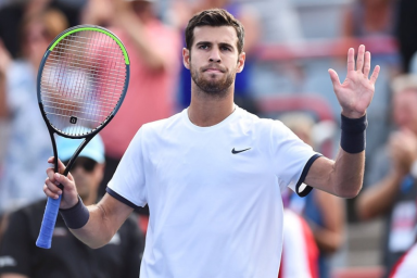 Фото: Хачанов поздравил Царукяна с победой над Хукером