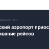 Тамбовский аэропорт приостановил обслуживание рейсов