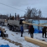 В арктические районы Якутии началась доставка стройматериалов для ИЖС