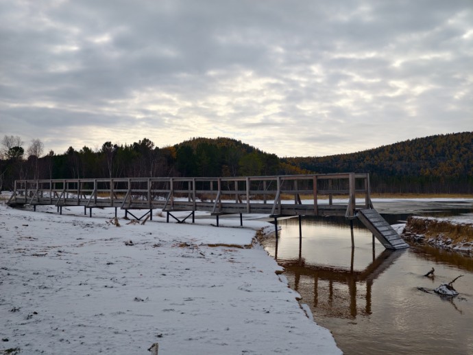 В Бурятии изменчивая река оставила мост «не у дел» В Бурятии изменчивая река оставила мост «не у дел»