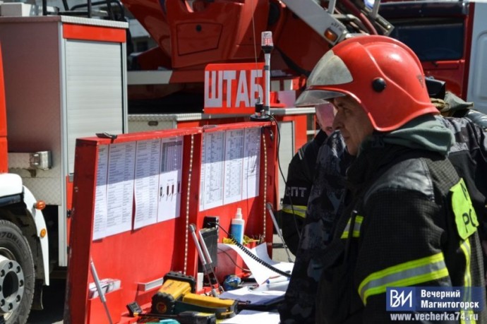 В Магнитогорске произошёл крупный пожар В Магнитогорске произошёл крупный пожар