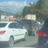 Полтора км за 1,5 часа: на выезде из Южно-Сахалинска образовалась гигантская пробка