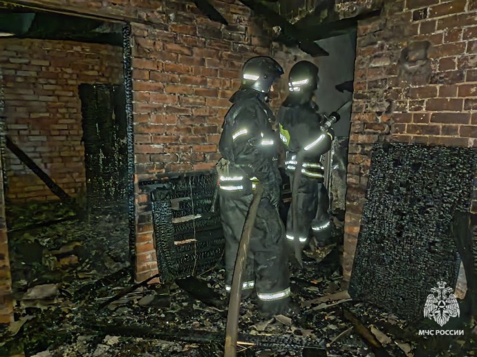 Пожар в Дубенском районе унес жизнь пенсионерки Пожар в Дубенском районе унес жизнь пенсионерки