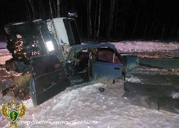 На водителя грузовика, столкнувшегося с «Жигулями» на севере Приамурья, завели дело