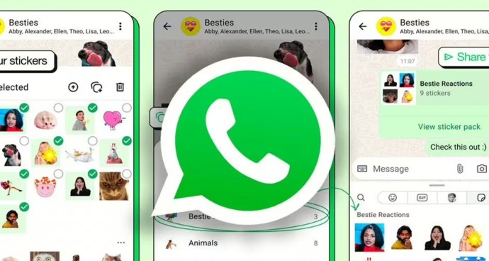 Теперь вы можете легко создавать стикерпаки в WhatsApp, и это очень весело