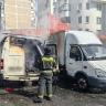 На Харгоре в Белгороде сгорел автомобиль