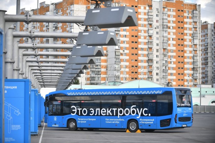 Электробусы вышли на новый маршрут т81 в Москве