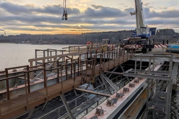 В министерстве транспорта рассказали о ходе работ на Чусовском мосту