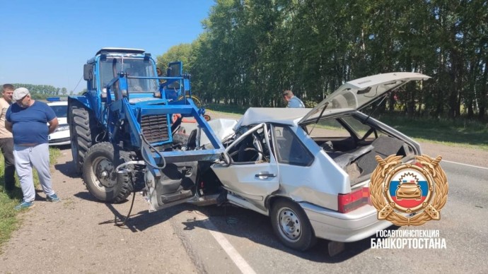 В Башкирии в страшном ДТП погибла молодая женщина