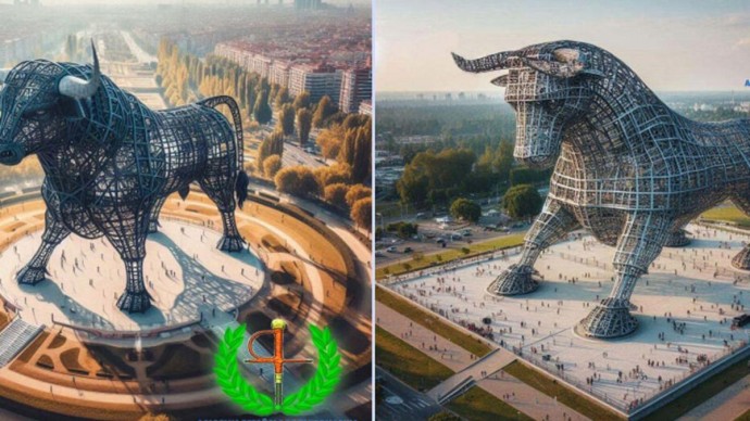 Financial Times: в Испании предложили построить стального быка высотой 300 метров Financial Times: в Испании предложили построить стального быка высотой 300 метров