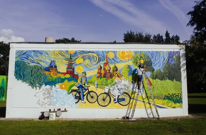 Москву украсили лучшие граффити конкурса «Стены» Москву украсили лучшие граффити конкурса «Стены»