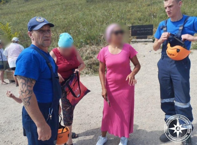 В Башкирии помогли туристам, застрявшим при подъеме на гору Торатау