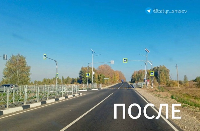 В Мордовии после ремонта открылся участок дороги в районе села Судосево