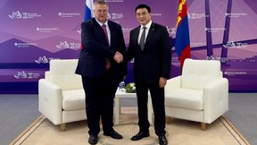 Алексей Оверчук провёл встречу с Заместителем Премьер-министра Монголии Сайнбуяном Амарсайханом