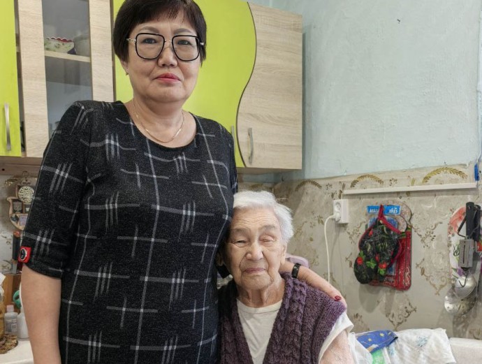 В районе Бурятии труженица тыла отметила 90-летие
