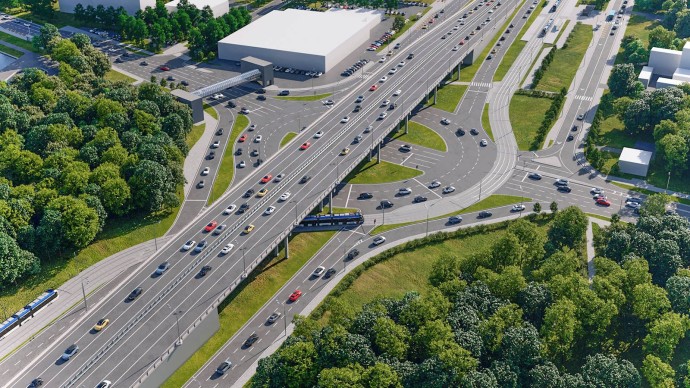Сергей Собянин рассказал, какие дороги и мосты построят в Москве за три года