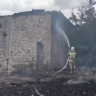 В Джанкойском районе горела кровля склада
