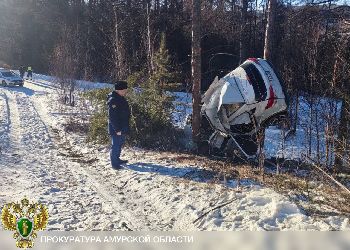 Проверку по факту смертельного ДТП с переворотом на севере Приамурья начала прокуратуру