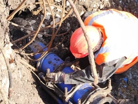 В Саранске заменили участок водопровода методом горизонтально-направленного бурения