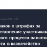 Принят закон о штрафах за непредоставление участниками бюджетного процесса валютной отчетности в казначейство