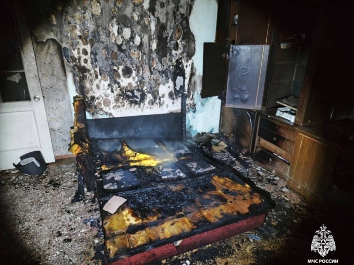 На пожаре в Улан-Удэ пострадали трое детей