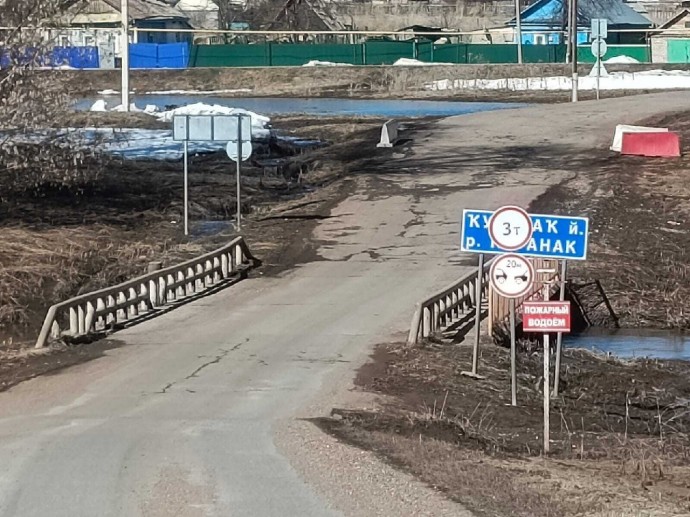В Башкирии открыли для движения мосты через Куганак и Дёму
