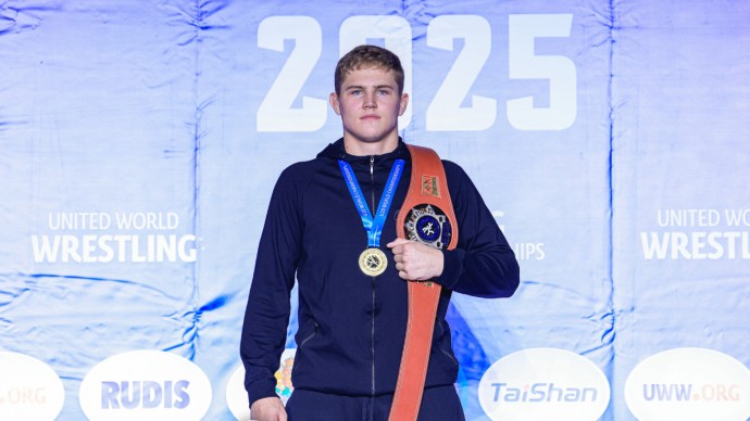 Борец из Пензы завоевал золотую медаль на первенстве мира U-20