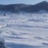 В заливе Мордвинова ломает лёд