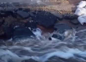 В Приамурье размыло дорогу между Свободным и селом Талали