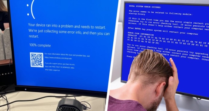 Apple высмеивает сбой в работе Windows в новом 8-минутном ролике «Синий экран смерти» для Mac