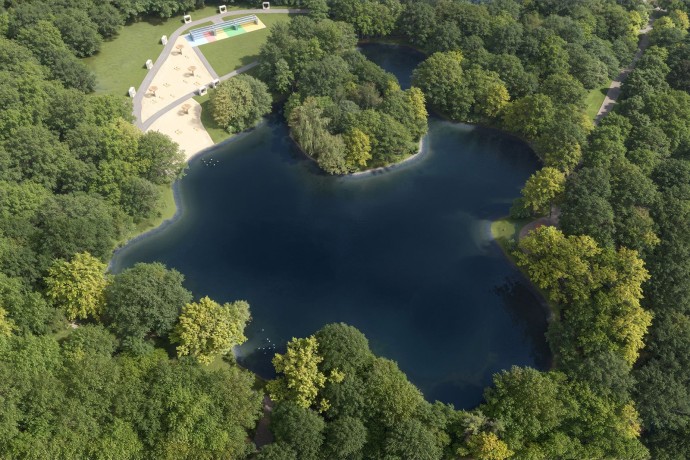 Стартовала реабилитация Голубинского пруда на юго-западе столицы