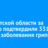В Иркутской области за неделю подтвердили 331 случай заболевания гриппом