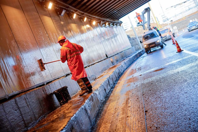 Более 100 транспортных тоннелей промоют в Москве в преддверии зимы Более 100 транспортных тоннелей промоют в Москве в преддверии зимы