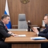 Дмитрий Патрушев и губернатор Саратовской области Роман Бусаргин обсудили развитие агропромышленного комплекса и вопросы экологии региона